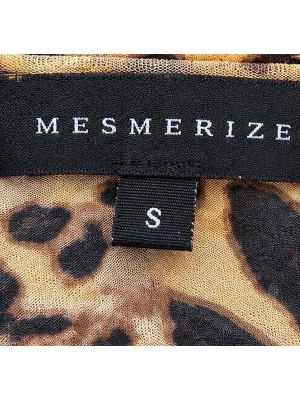 Y2K Mesmerize Leopard Print Bell Sleeve Top With Sequins - Picture 3 of 4